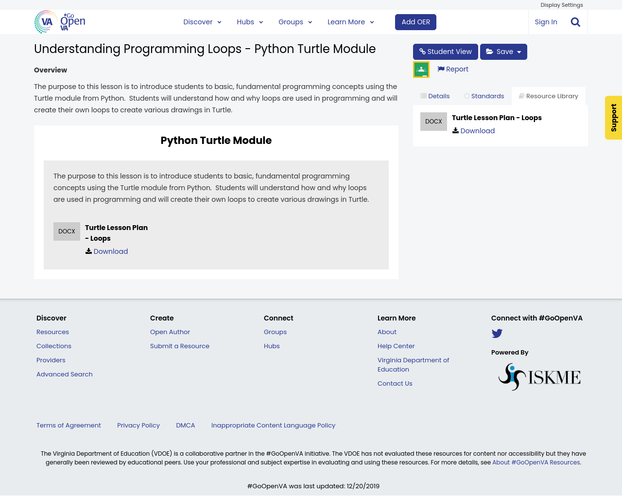 Understanding Programming Loops - Python Turtle Module | #GoOpenVA image.