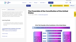 The Preamble of the Constitution of the United States | #GoOpenVA