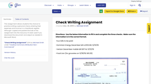 Check Writing Assignment | #GoOpenVA